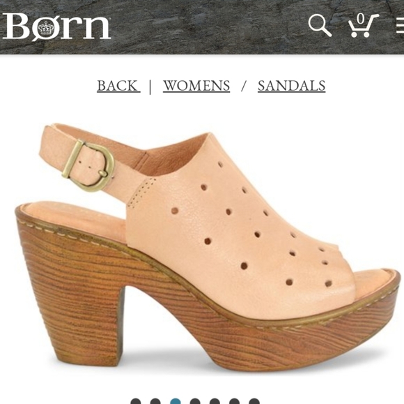 Born Galoa Slingback Size 9M Natural Color - Picture 2 of 14